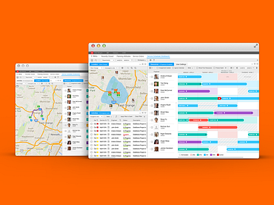 Service Scheduler & Requisition Processes UI/UX Design app application calendar daniel afrahim dashboard design map design responsive ui ux ux design windows 8