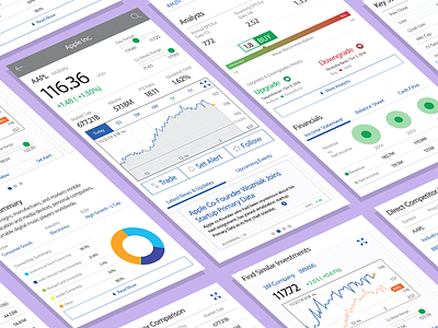 Mobile Trading App - Wireframes iphone x iphonex mobile design mobile trading responsive design trade ui design ux design visual design web design wireframes