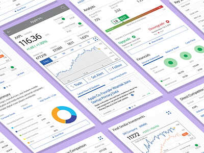 Mobile Trading App - Wireframes