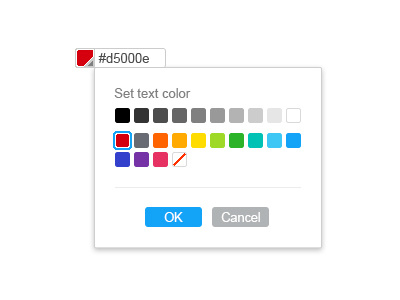 Color Picker Control