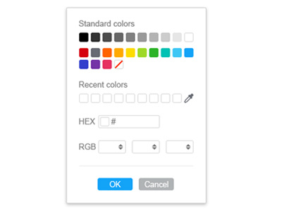 Color Picker Control clean color color picker color picker control colorful interface minimal picker ui ui design user interface ux window