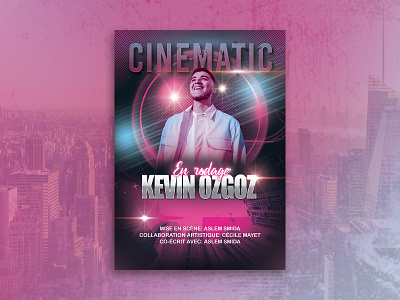 Flyer design for  club event musical show