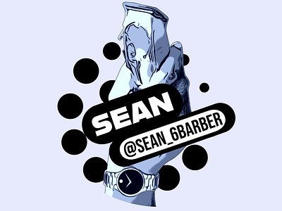 Barber Sean logo branding design icon logo vector