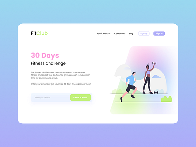 Landing Page UI - #DailyUI Challenge 003