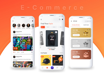 E-Commerce app app design clothing app e commerce ecommerce app market place shopping ui uiux