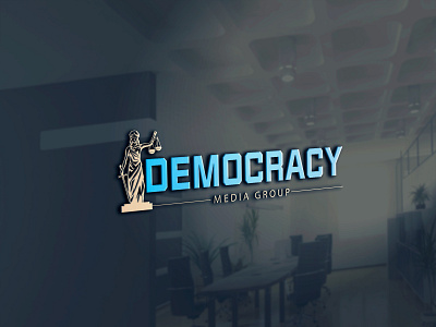 Democracy Media Group branding design logo web