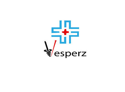 Vesperz Pharmacy branding design logo vector