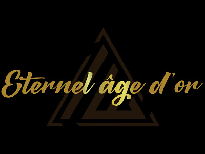 Eternel age d'or branding design flat logo minimal