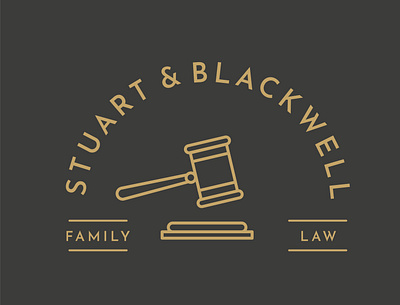 Stuart & Blackwell branding design flat logo minimal