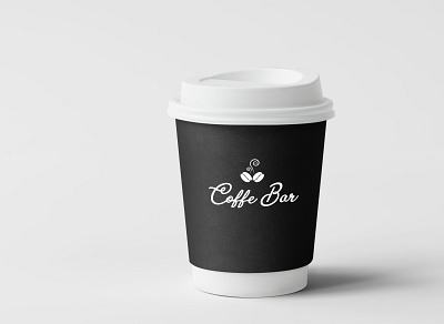 Caffe Bar design flat illustration logo vector