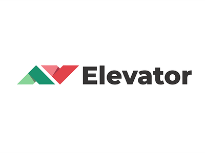 Elevator design flat illustration logo logo design vector