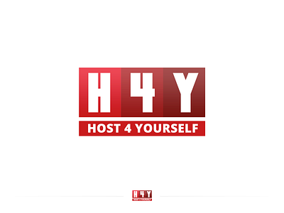 H4Y logo logo typography