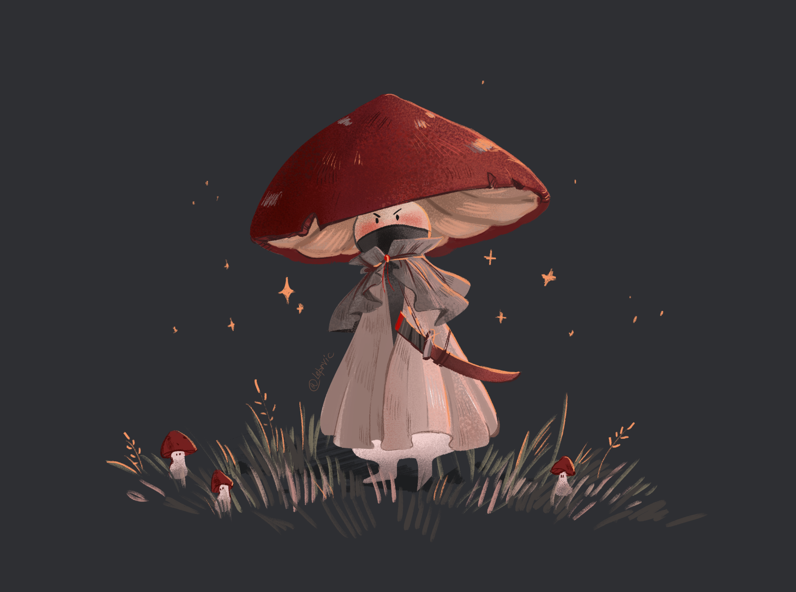 ArtStation - mushroom girl