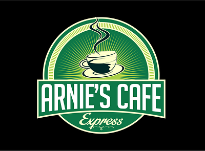 Arnie Cafe branding design graphic design logo typography