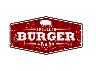 American Burger design graphic design logo vector