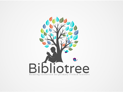 Bibliotree design graphic design logo typography