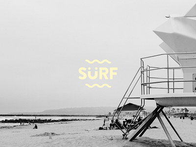 SÜRF like there is no tomorrow. 80s beach design logo mood summer sun surfing typo vibe