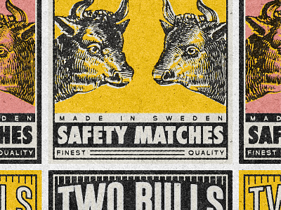 Two Bulls Safety Matches