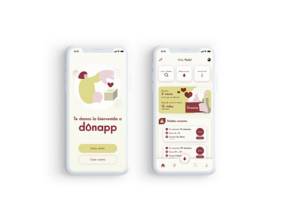 Donate App - UI Concept app design ui ux