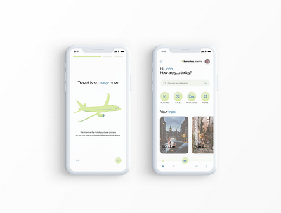 Travel App Concept app design illustration ui ux