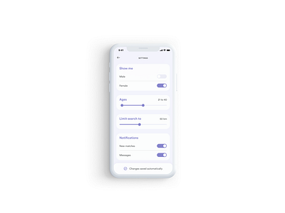 Daily UI #007 - Settings