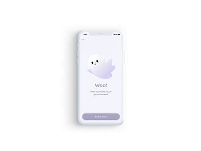 Daily UI #008 - 404 404 app dailyui design error404 ghost illustration ui ux