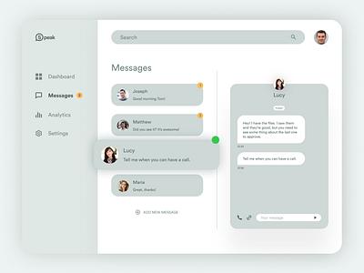 Daily UI #013 - Direct Messaging app dailyui design direct directmessage directmessaging message messaging ui ux