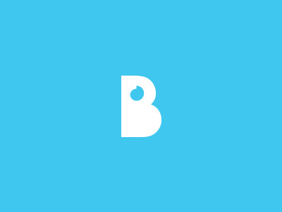 B'come b become blue branding logo