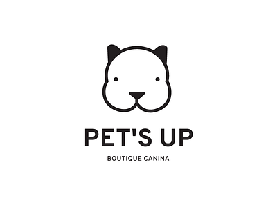 Pet's Up boutique brand branding dog logo logotype pet pet shop