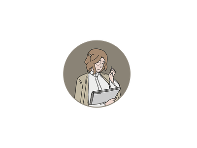 Louisa May Alcott - Minimalist Avatars