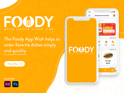 Foody Food Application UI/UX Concept