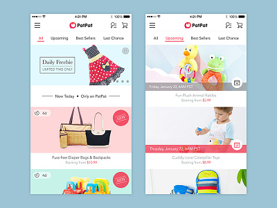 PatPat App - Browse baby browse design ecommerce home mobile moms ui ux visual