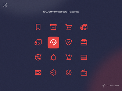 eCommerce Icons Design app branding design ecommerce icon ui ui design website