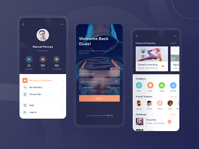 Fitness App design