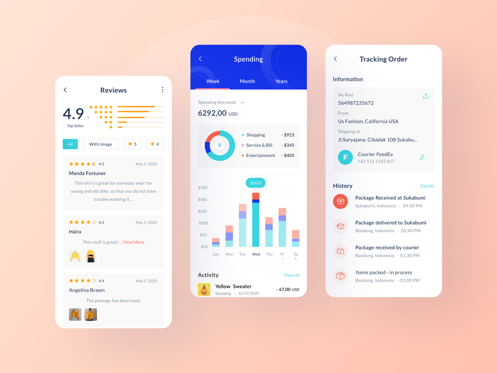 Siadagang Mobile UI Kit🌟 by Dimo.ui on Dribbble