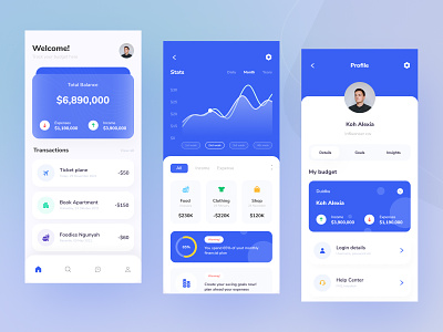 Budget Tracker Mobile UI