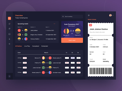 Football Dashboard UI