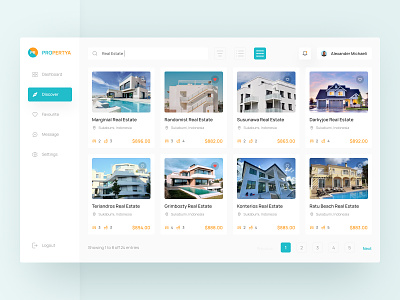 Property and Real Estate Dashboard UI apartment buy dashboard design download estate house kit product property real rent ui website