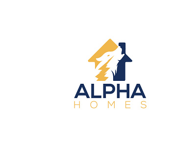 alpha home1 logodesign minimalist professional logo