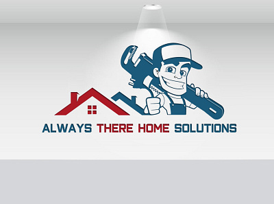 Always There Home Solutions branding logo design logodesign professional logo unique