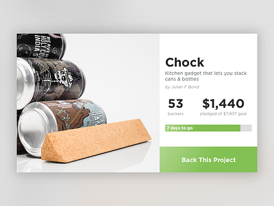 Day 32 Crowdfunding Card crowdfunding design e fund kickstarter product project raising