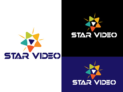 Star video-Logo design logoart logobrand logoconcept star logo youtuber logo