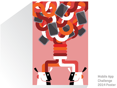 Mobile App Challenge 2014 brainstorm branding design illustration illustrator vector