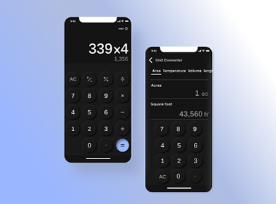Calculator UI (DailyUI) app dailyui dailyuichallenge figma minimal ui ux web