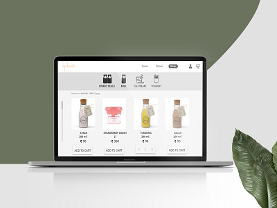 grocery shopping website dailyui dailyui012 design figma illustration illustrator minimal product design product page ui ux web