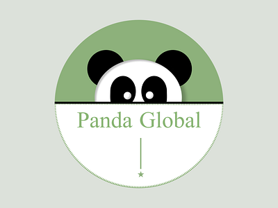 Panda Global Logo branding dailylogochallenge design illustration logo