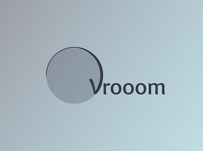 Vrooom Logo branding dailylogochallenge design logo minimal vector