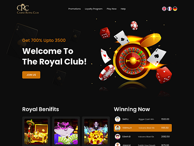 Casino Website Design