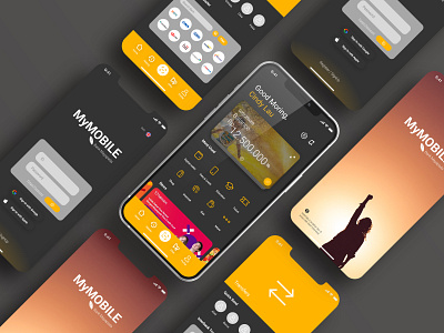 (Redesign UI) MyMOBILE by Mayapada Bank app bank graphic design layout ui ux