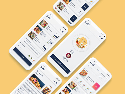 Foodito Restaurant Ordering Concept animation app art branding design graphic design icon minimal ui ux